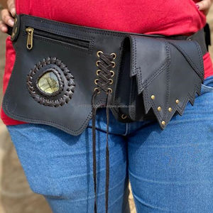 เข็มขัดหนังมีกระเป๋าคาดเอวสำหรับทุกเพศ,เข็มขัดหนังกระเป๋าคาดอกเข็มขัดเดินทางมีหลายช่องสำหรับผู้ชายและผู้หญิง - Product Image 1