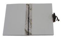 Journal de verrouillage en cuir fait main inspirant B6 beau journal pour l'écriture quotidienne spirale Style couverture rigide cahier de voyage utilisation de cadeau