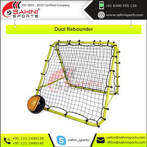 Professional Dual Soccer Rebound <b>Trainer</b> Heavy-Duty Steel Football Rebound Net Premium Dual Rebound Soccer <b>Trainer</b> - Product Image 5