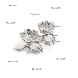 Juego de Tres Tazones Decorativos de Aluminio Plateado, Diseño de Primera Calidad, para Servir en la Mesa - Product Image 3