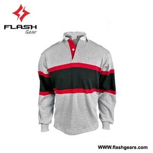 Vêtements de sport sur mesure en gros de haute qualité, uniformes de rugby pour équipes, design personnalisé, impression par transfert thermique, respirant - Product Image 5