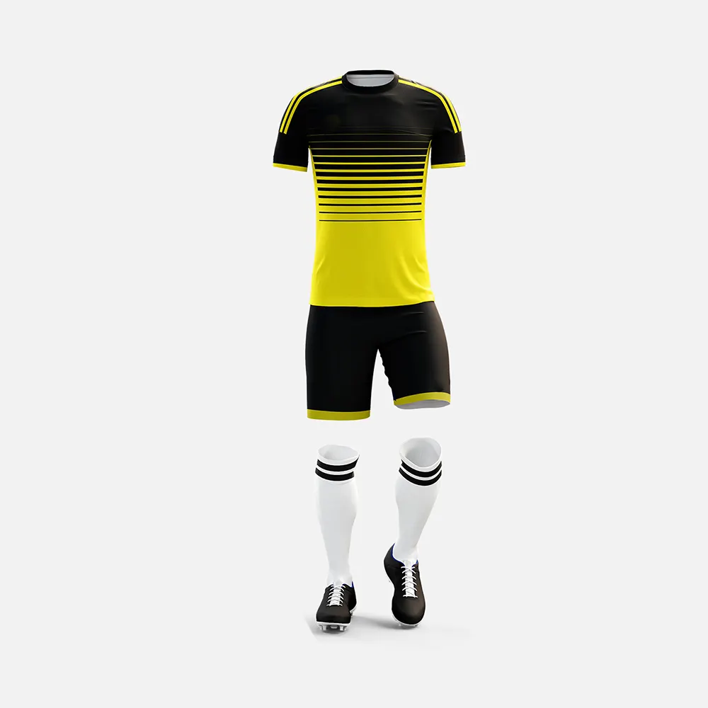 Soccer Jersey And Shorts soccer Uniforms Men High Sublimated Soccer Jersey Set