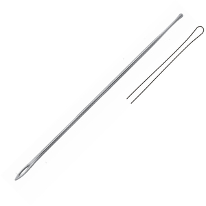 Sonda de Acero Inoxidable de Alta Calidad al por Mayor, Doble Punta, de Estaño, 3.0 mm de Diámetro, Maleable, 30 cm, para Uso Quirúrgico Manual - Product Image 4
