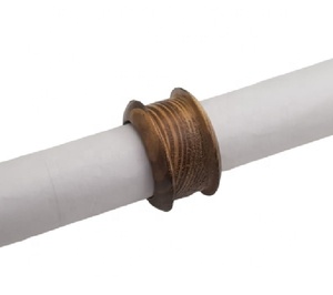 Anillos de servilleta hechos a mano de madera respetuosos con el medio ambiente al por mayor Decoración de mesa de boda ligera con accesorios de alambre y correas - Product Image 4
