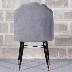 เก้าอี้รับประทานอาหารเหล็กกำมะหยี่แบบทันสมัยทันสมัยทันสมัยสำหรับบ้านโรงแรมอพาร์ทเมนต์หรือวิลล่าสำหรับเฟอร์นิเจอร์ในบ้าน - Product Image 4