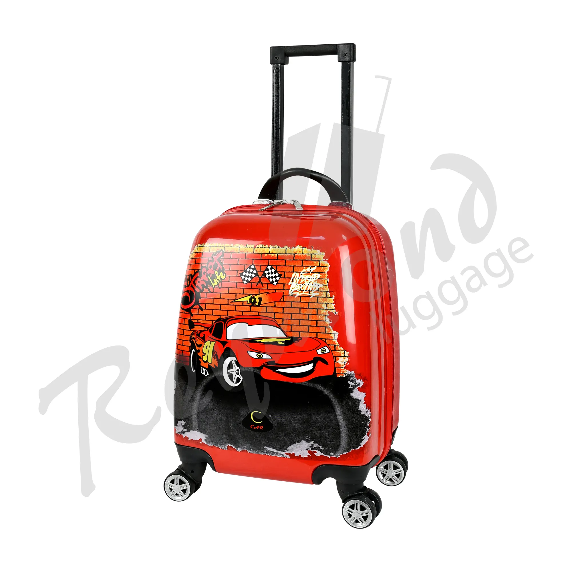 어린이 여행 롤링 수하물 스피너 트롤리 가방 하드 쉘 ABS 트롤리 수하물 가방을 운반