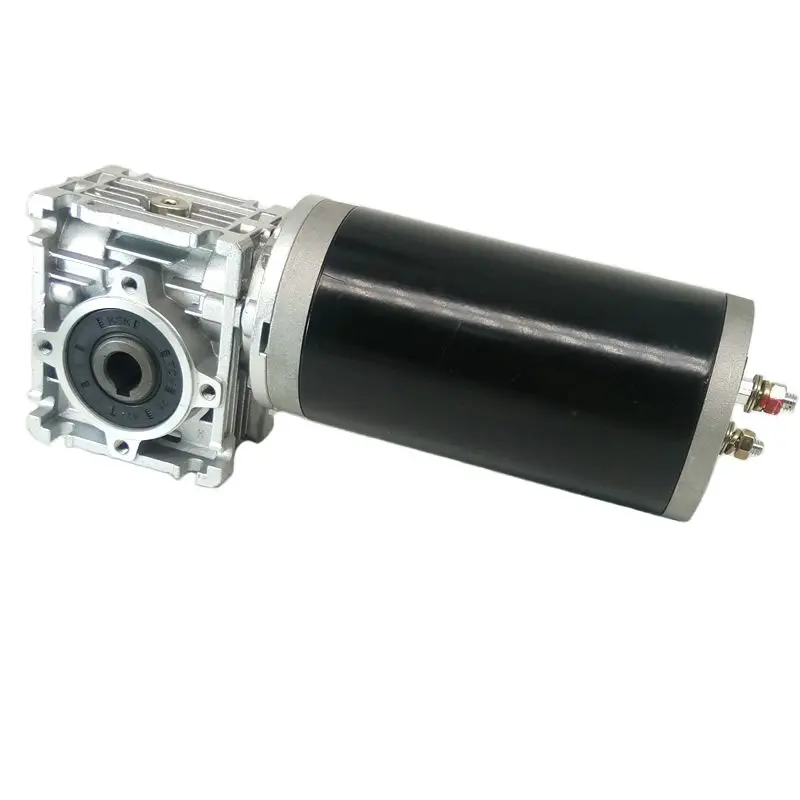 24V Dc Motor 12V 120 Rpm 500W 400W solucan Motor için arka tekerlek