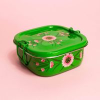 King Berenamel Tiffin Enamel Makan Siang Tiffin CHL 14Cm 16Cm 18Cm 20Cm 2 Lapis 3 Lapis 4 Lapis Kustom Ramgizan
