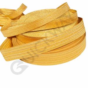 Garniture tresse largeur taille 2.5CM défense tresse 25MM Mylar dentelle personnalisée couleur or vente en vrac 2024 - Product Image 5