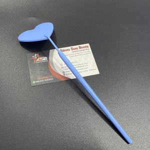 Mini-miroir à cils personnalisé en forme de cœur en acier inoxydable avec logo personnalisé pour extension de faux cils Beauty Pocket Use - Product Image 4