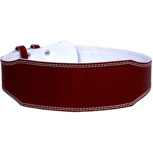 Vente en gros de ceinture d'haltérophilie de gymnastique en cuir pur de 4 "ceinture de soutien dorsal en cuir fendu pour femmes ceinture d'haltérophilie en cuir personnalisée - Product Image 4