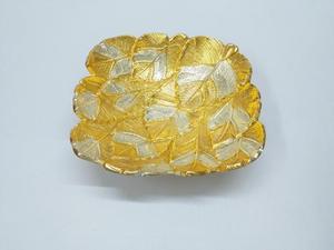 Antique Decorative <b>Bowl</b> Aluminium Customized Handmade Unique Elegant Designer Oval <b>Silver</b> and Gold <b>Bowl</b> for Kitchen - Product Image 5