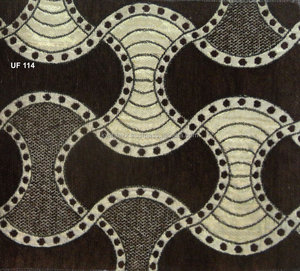 Telas de tapicería personalizadas de tejido Jacquard de poliéster para cojín de cortina de sofá con motivos para exportación - Product Image 6