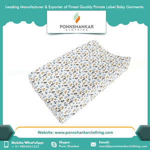 Housse original en coton biologique pour bébé, tapis à langer - Product Image 6