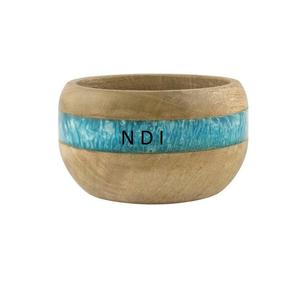 Tazón para servir Pasta de fruta de diseñador hecho a mano respetuoso con el medio ambiente Tazón redondeado para servidor de alimentos Venta caliente - Product Image 1