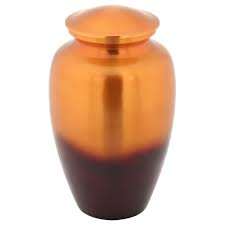 Urne de crémation en laiton plaqué étain et cuivre pour adultes pour une taille personnalisée et un prix bon marché - Product Image 6