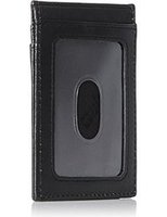 Dompet Pria Kulit Sapi Asli Minimalis Mewah Desainer Branded Grosir Logo Kustom dengan RFID Blocking
