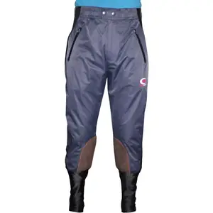 Equestrian breeches à prova d' água, dobby nylon, tasion, leite, revestido, botão, fecho de pressão, calças para senhoras, corrida de cavalo de alta qualidade