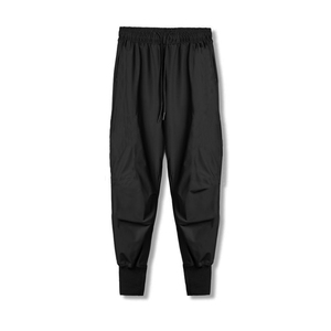 Pantalon de jogging ample pour homme, teint en pièce, avec poches zippées, taille mi-haute en coton, décontracté, idéal pour le printemps – Personnalisation OEM - Product Image 3