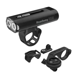 فلاش بيع الدراجة الجبهة الضوء USB قابلة للشحن 1000 التجويف مع الذكية تصاعد محول متوافق Garmin الذهاب برو
