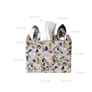 Porte-couverts en bois de forme rectangulaire avec porte-couverts Hotelware de qualité exclusive pour accessoires de table - Product Image 2