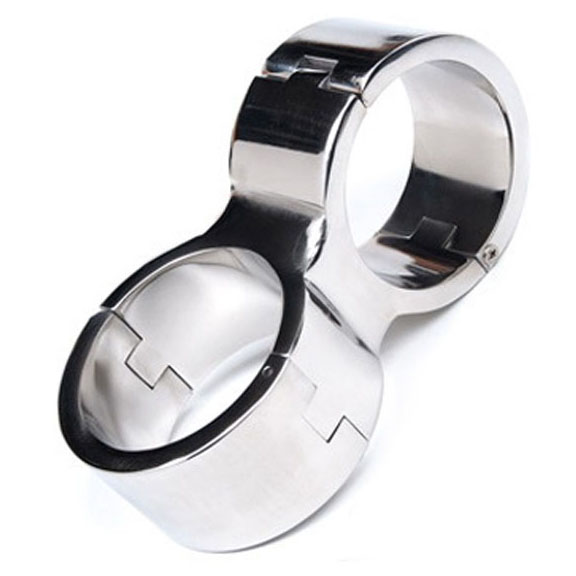 IRISCO Cross Angle Wrist Restraints - Stainless Steel BDSM Toys IRISCO Cross Angle Wrist Restraints - Stainless Steel BDSM Toys