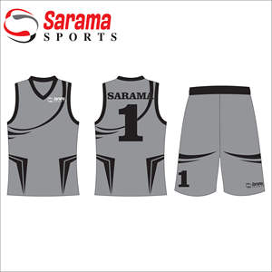 ชุดกีฬาบาสเกตบอลสำหรับเด็กผู้ชาย,ชุดกีฬาบาสเกตบอลแบบย้อนกลับพิมพ์ลายสั้นล่าสุด - Product Image 1