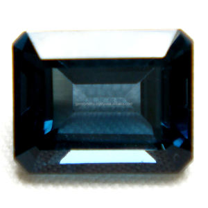 Topacio Azul de Londres Natural Certificado, Azul Oscuro, Ovalado, de la Mejor Calidad, Piedras Grandes Talladas para la Fabricación de Joyas - Product Image 2