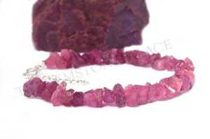 Untreated Raw Pink Tourmaline Gemstone 92.5 <b>Sterling</b> <b>Silver</b> 7-8\" Long Religious <b>Cuff</b> <b>Bracelet</b> High Quality Genuine for Gifts - Product Image 3