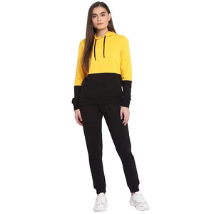 Conjunto de chándal Jogger de 2 piezas para Otoño e Invierno para mujer, chándal de manga larga con capucha, chándal de talla grande para la calle con logotipo personalizado - Product Image 1