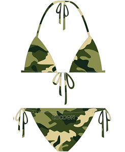 Maillots de bain sur mesure, vêtements de plage pour femmes, bikinis et vêtements de plage de qualité supérieure, taille haute - Product Image 2