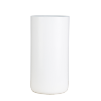 Vente en gros ODM/OEM Jardinières et pots géants à cylindre rond en fibre de verre Décorations hautes pour jardin et maison Origine Vietnam