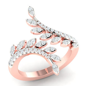 Bague solitaire certifié DEF en diamant, luminaire de conception à la mode, attrayant, nouveau design, lancanite sans couleurs, livraison à bas prix - Product Image 1