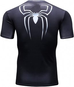 Camiseta de Compresión MMA Personalizada de Manga Corta para Hombre, Transpirable y Cómoda, Servicio OEM con Logotipo Personalizado, Color y Material Personalizados de Alta Calidad - Product Image 3