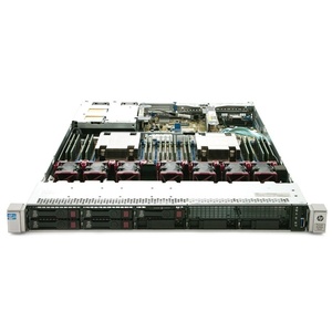 Serveur en rack HPE <span class=keywords><strong>ProLiant</strong></span> <span class=keywords><strong>DL360</strong></span> <span class=keywords><strong>G9</strong></span> 4x 3,5\" 2x E5-2690 V3 256 Go DDR4 P440AR 2x PSU d'occasion avec produits en stock - Product Image 1