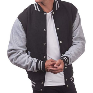 Chaqueta de béisbol para hombre de lana cepillada de invierno de alta calidad - Product Image 6