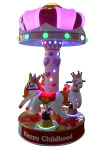 Playfun游乐园设备<span class=keywords><strong>3</strong></span>名儿童游乐场游戏机旋转木马投币旋转木马 - Product Image 2