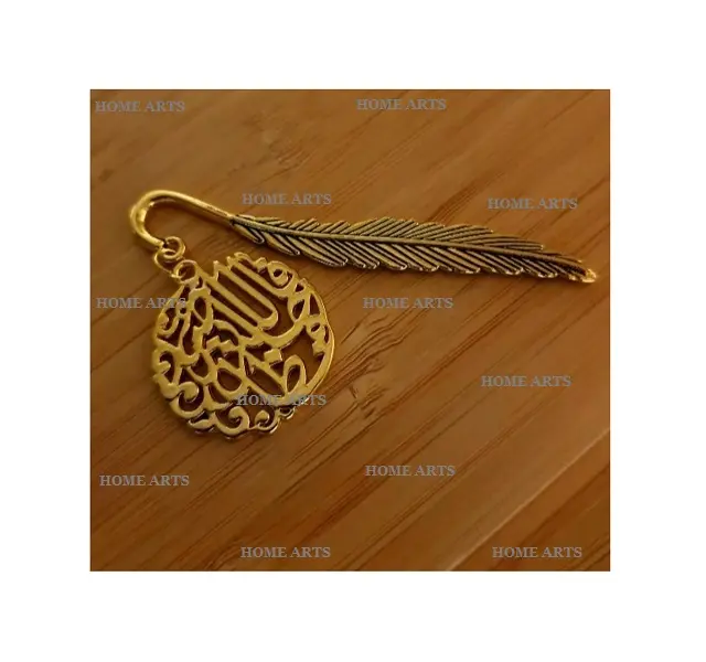 Thiết Kế Kỳ Diệu Brass Bookmark Hình Dạng Lá Kích Thước Trung Bình Brass Hồi giáo Bookmark Với Chất Lượng Độc Quyền