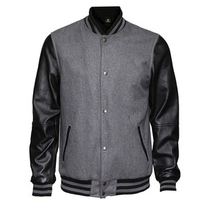 Chaqueta Bomber Varsity de Lana de Alta Calidad con Logotipo Personalizado, Resistente al Viento, con Cuello Alto, Mangas Multicolores 2025 - Product Image 2