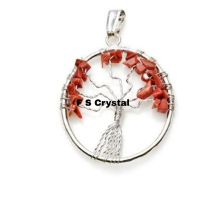 Colgantes de Árbol de la Vida Tallados en Ágata Roja de la Mejor Calidad, Amuletos de Feng Shui, Compra al por Mayor en F S CRYSTAL - Product Image 1