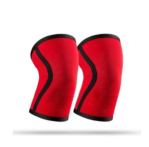 Genouillère en néoprène, taille logo personnalisé OEM, manchon élastique pour le genou, 5-9mm, pièces - Product Image 1