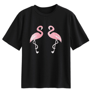 เสื้อยืดหรือเสื้อสำหรับผู้หญิง,เสื้อพิมพ์ลายอาหารมื้อเย็นผ้านุ่ม Dtg จากบังกลาเทศ - Product Image 5