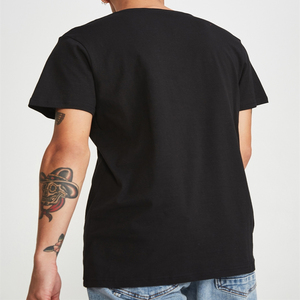 เสื้อยืดคอกลมลำลองขายส่ง OEM สำหรับผู้ชาย/เด็กชาย ผ้าฝ้ายแท้เนื้อผ้านุ่มสบาย - Product Image 2