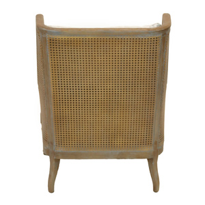 Sedia occasionale <span class=keywords><strong>in</strong></span> rovere massiccio con fuste a doppia parete sui lati e sul retro - Product Image 2