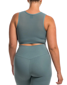 Nouveau haut court surdimensionné à la mode pour femmes grande taille Durable doux 87% Nylon 13% Spandex respirant court 87% Nylon 13% Spandex - Product Image 5
