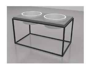 Bol de chien en acier inoxydable et bois, vente en gros, fournisseur depuis l'inde - Product Image 2