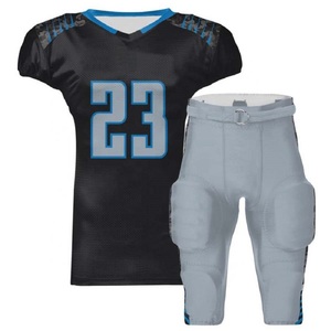 Uniforme de fútbol americano de poliéster 100% al por mayor, camisetas bordadas duraderas, ropa de fútbol americano - Product Image 6
