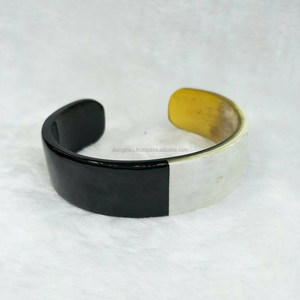 กำไลข้อมือฮอร์นธรรมชาติสำหรับผู้หญิงกำไลข้อมือ100% แฟชั่น - Product Image 1