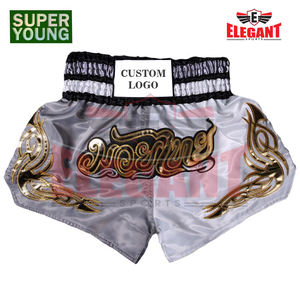 Top king moda boxeo personalizado MMA muay thai corto - Product Image 6