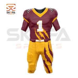 ชุดเครื่องแบบนักเทนนิสสำหรับผู้ชาย,ชุดยูนิฟอร์มสำหรับใส่เล่นฟุตบอลแบบอเมริกันขายส่งแบบระเหิด - Product Image 6